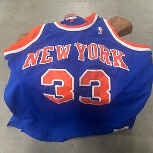 Blue New York Basketball Jersey
